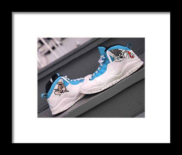 Custom Jordan 10s Framed Print