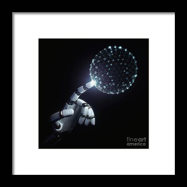 Robotic Framed Print featuring the photograph Cybernetic Evolution by Ktsdesign/science Photo Library