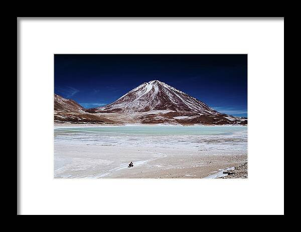 Adventure Framed Print featuring the photograph Cycling in Bolivian Altiplano by Kamran Ali