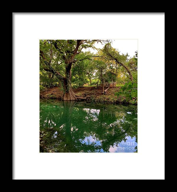 Wimberley Texas Framed Print featuring the photograph Cypress Creek Mid Afternoon Mid October 1 of 3 by Felipe Adan Lerma
