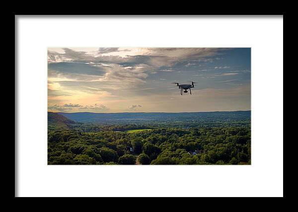 Drone Framed Print featuring the photograph D R O N E by Anthony Giammarino