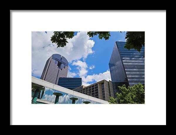 Scenics Framed Print featuring the photograph Dallas City View From Plaza Of The by Dszc