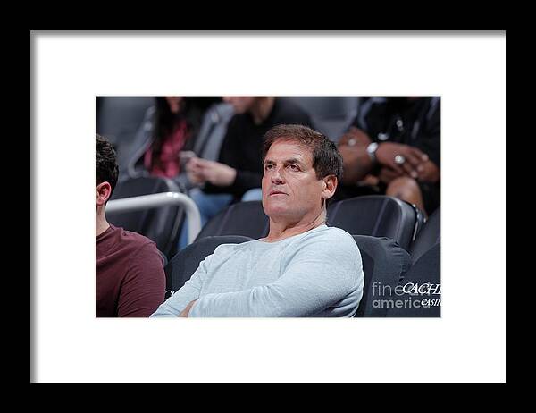Nba Pro Basketball Framed Print featuring the photograph Dallas Mavericks V Sacramento Kings by Rocky Widner