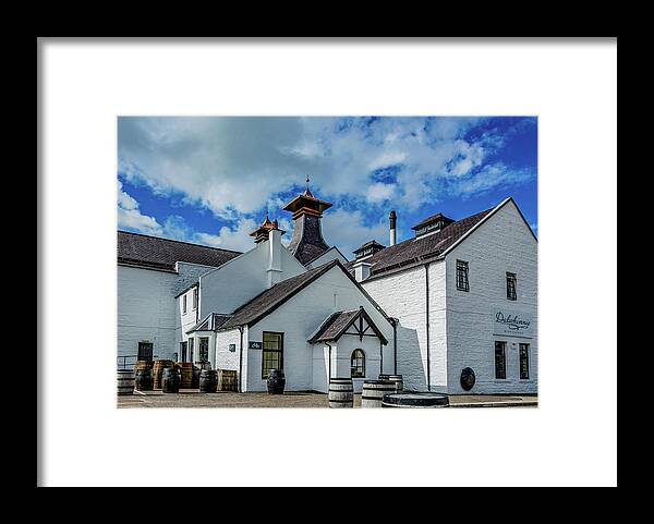 Aviemore Framed Print featuring the photograph Dalwhinnie Distillery of Scotland by Marcy Wielfaert