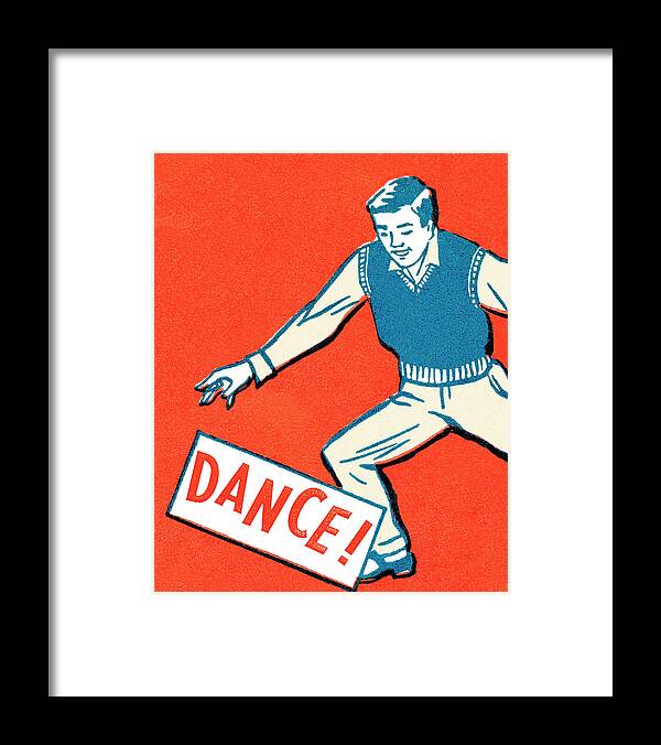 Activity Framed Print featuring the drawing Dance! by CSA Images