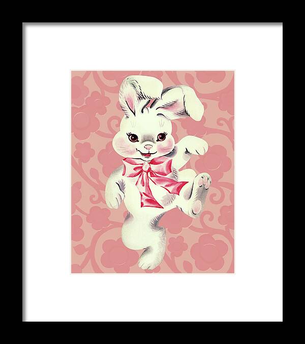 Activity Framed Print featuring the drawing Dancing Rabbit by CSA Images
