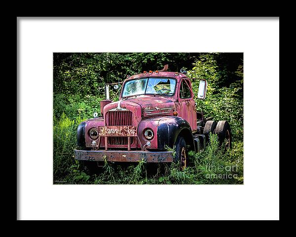 Mack Truck Framed Print featuring the photograph Danny Boy by Veronica Batterson