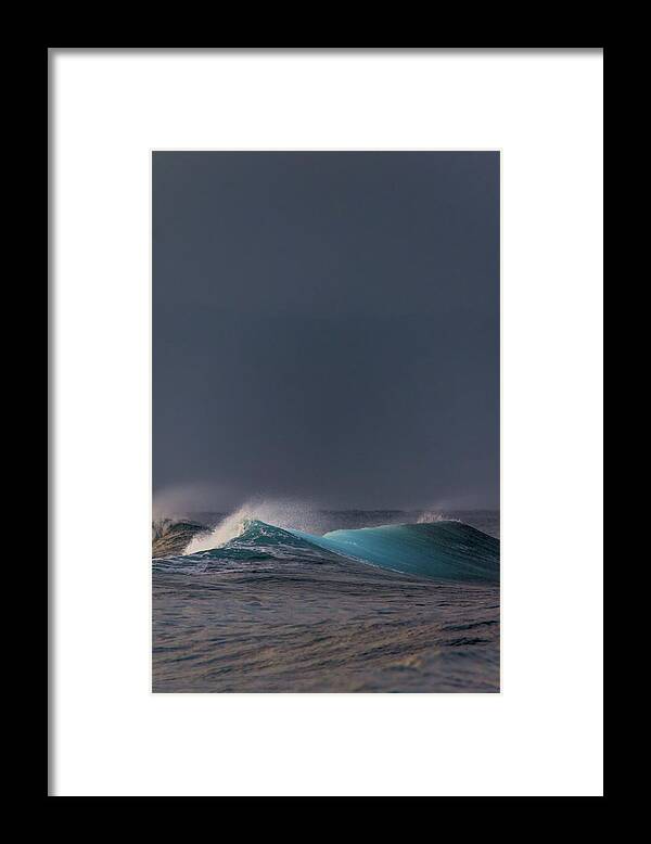 Ocean Framed Print featuring the photograph Dark storm by Stelios Kleanthous