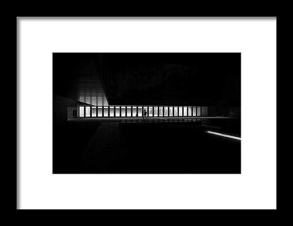 History Museum Framed Print featuring the photograph Darkness Of Light by Mi Young Choi