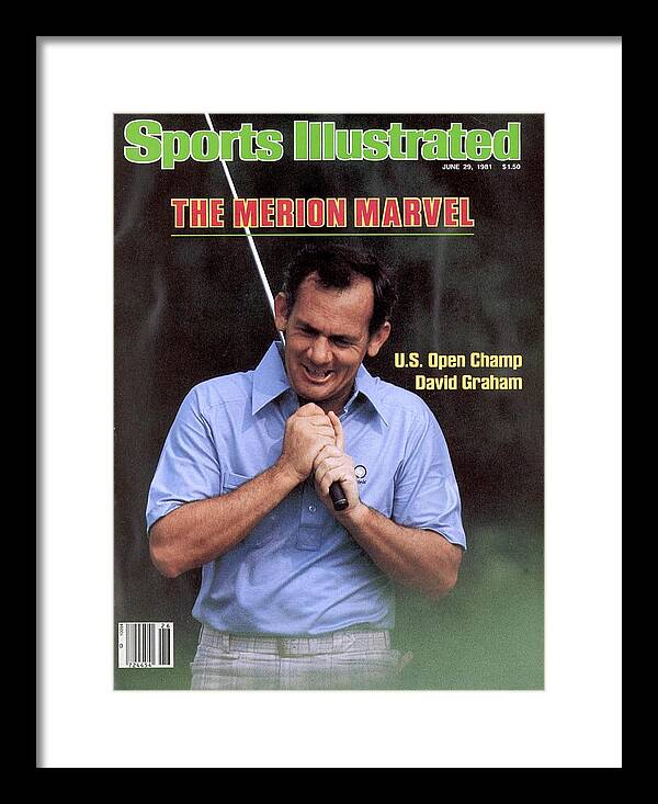 1980-1989 Framed Print featuring the photograph David Graham, 1981 Us Open Sports Illustrated Cover by Sports Illustrated
