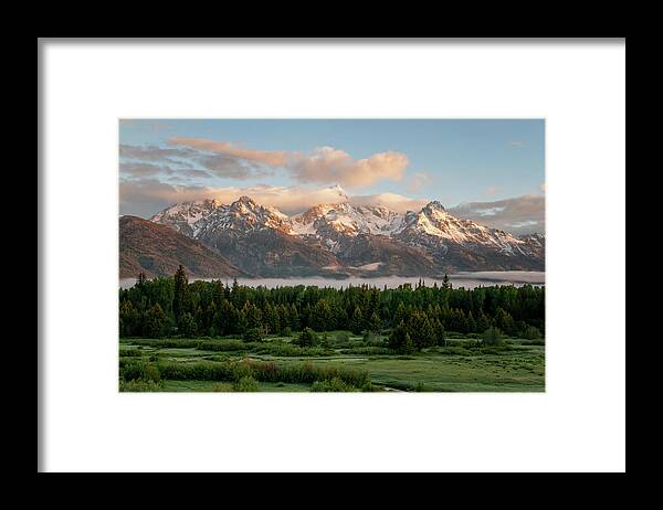 Dawn At Grand Teton National Park Framed Print by Brian Harig