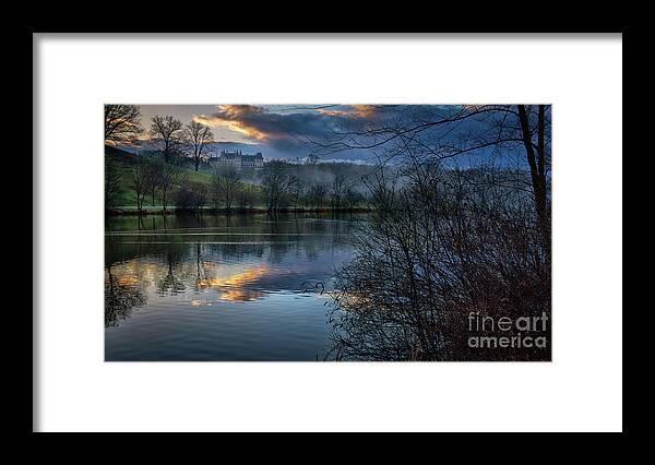 Biltmore Estate Framed Print featuring the photograph Dawn At The Biltmore Estate by Doug Sturgess