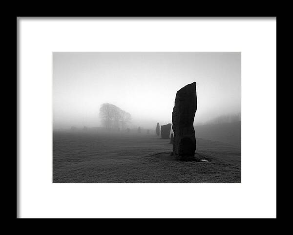 Stone Framed Print featuring the photograph Dawn Fog by James Symington Arps