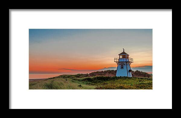 Pastel Framed Print featuring the photograph Daybreak at Covehead by Marcy Wielfaert