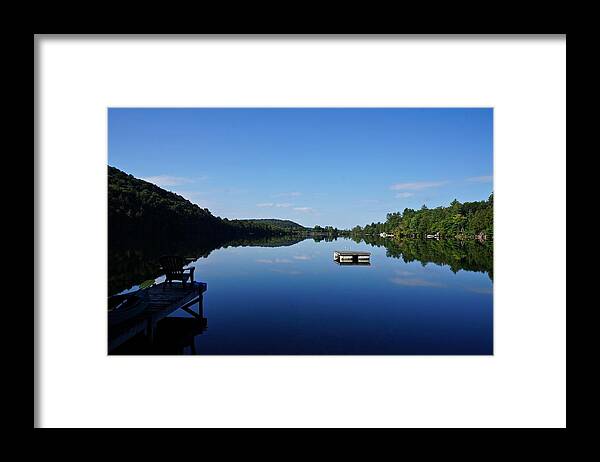 Lake Framed Print featuring the photograph Daytime Lake by Kathy Chism