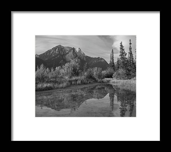 Disk1215 Framed Print featuring the photograph De Smet Range Jasper National Park by Tim Fitzharris
