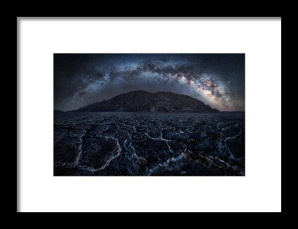 Milkyway Framed Print featuring the photograph Death Valley by Carlos F. Turienzo