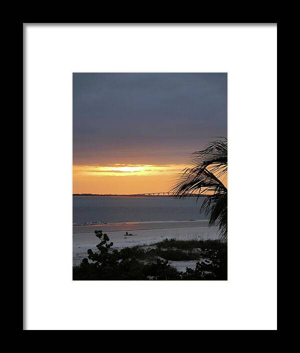 Sunset Framed Print featuring the photograph Deep Sunset by Karen Stansberry
