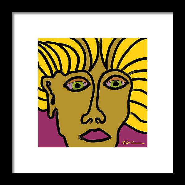 Quiros Framed Print featuring the digital art Determined by Jeffrey Quiros
