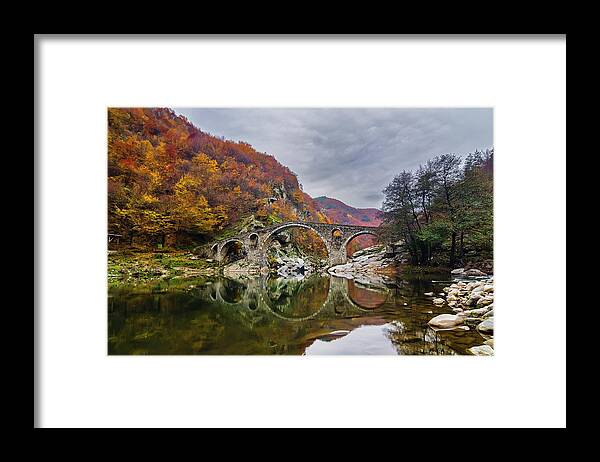 Arch Framed Print featuring the photograph Devils Bridge by Evgeni Dinev Photography