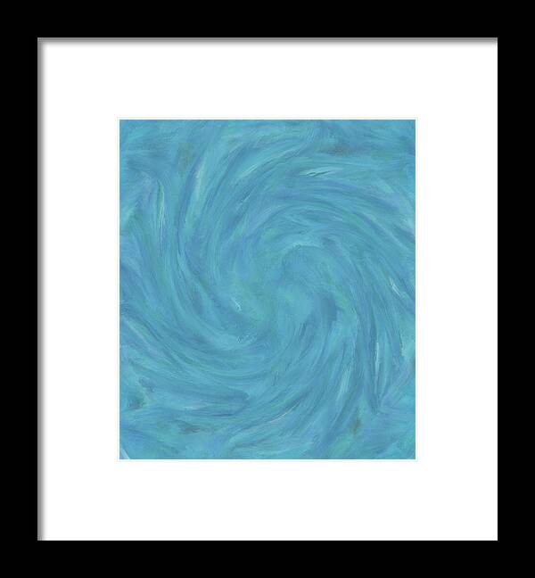 Hurricane Framed Print featuring the digital art Digital Art 110 by Angie Tirado
