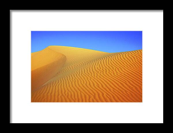 Scenics Framed Print featuring the photograph Diminishing Lines by Asmin Kuntal