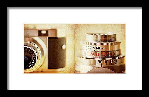 Photography Framed Print featuring the photograph Diptych Voigtlander by Jessica Rogers