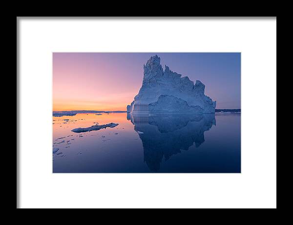 Greenland Framed Print featuring the photograph Disko Bay I by Juanra Noriega