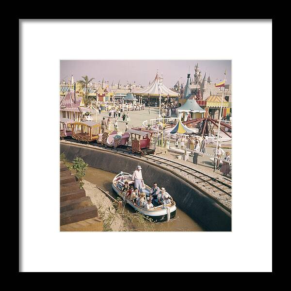 Disneyland Park Framed Print featuring the photograph Disneyland by Loomis Dean