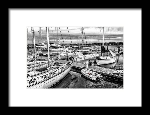 Dingy Framed Print featuring the photograph Docked Up by Scott Hansen