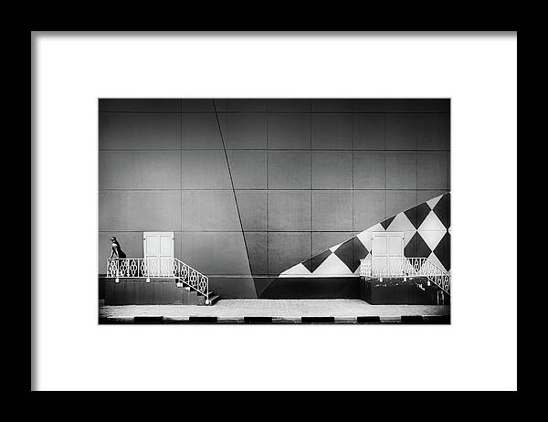 Pattern Framed Print featuring the photograph Doors by Marcus Bj [