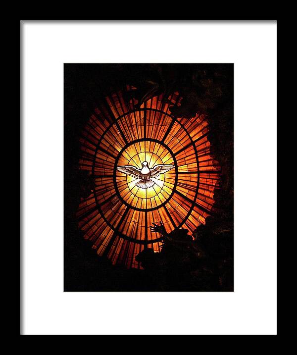 Italy Framed Print featuring the photograph Dove Of The Holy Spirit by Jennifer Robin
