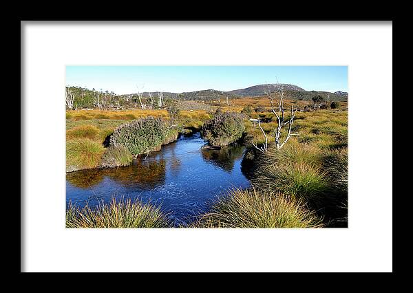Evening Framed Print featuring the photograph Dove River by Nicholas Blackwell