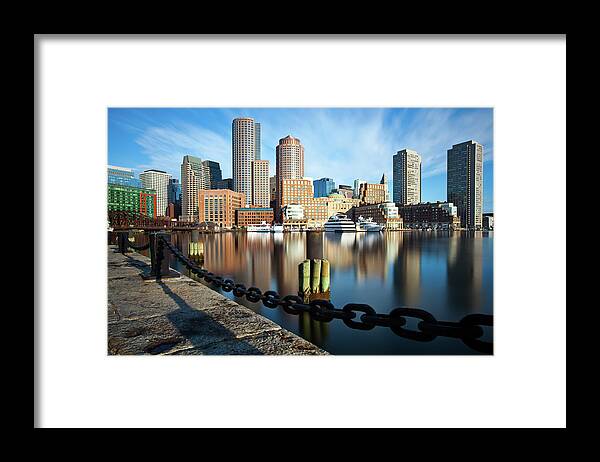 Tranquility Framed Print featuring the photograph Downtown Boston by Richard Williams Photography
