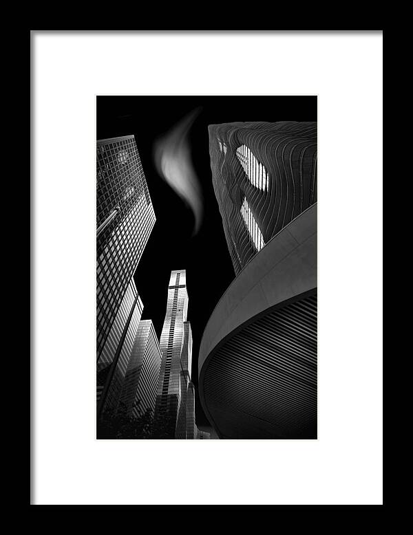 Chicago Framed Print featuring the photograph Downtown Chicago by Catherine W.