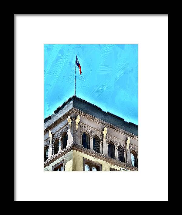 Architecture Framed Print featuring the photograph Downtown Galveston Architecture II by GW Mireles