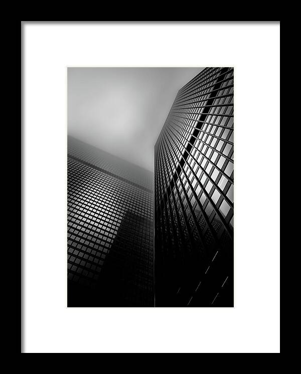 Toronto Framed Print featuring the photograph Downtown Toronto Fogfest No 27 by Brian Carson
