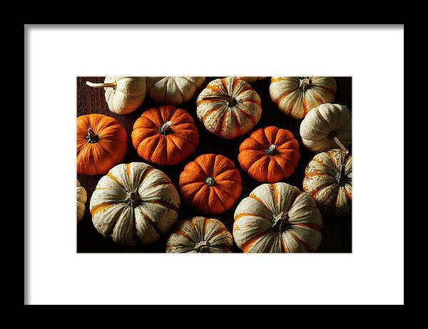 Food Framed Print featuring the photograph Dramatic Pumpkins #5 by Cuisine at Home