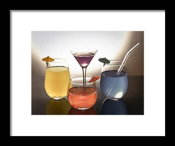 Drink Framed Print featuring the photograph Dream Colors by Betty Liu