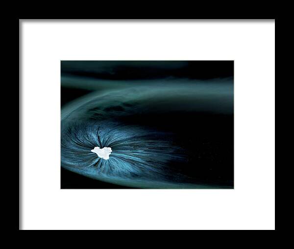 Art Framed Print featuring the photograph Dry Ice Swirl by Jonathan Knowles