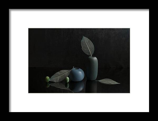Leaves Framed Print featuring the photograph Dry Leaves by Ming Chen