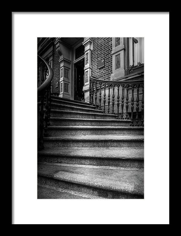 Dublin Framed Print featuring the photograph Dublin Steps by Georgia Clare