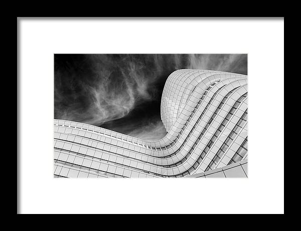 Wave Framed Print featuring the photograph Duo Wave by Theo Luycx