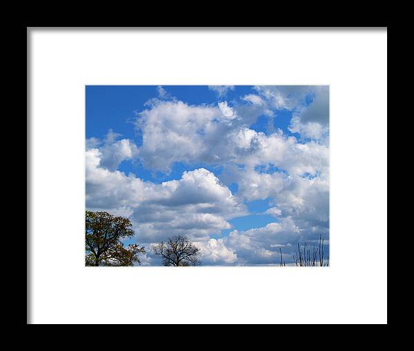 Photography Framed Print featuring the photograph Dutch cloud view by Luc Van de Steeg