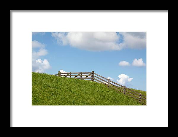 Grass Framed Print featuring the photograph Dutch Dyke by Digiclicks