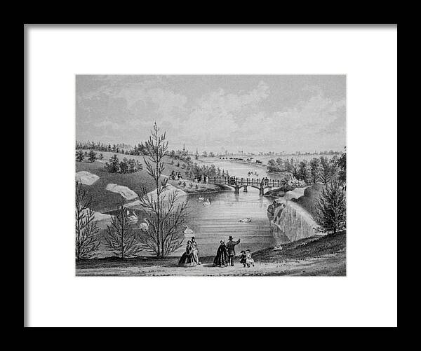 Central Park Framed Print featuring the photograph Early Central Park by Archive Photos