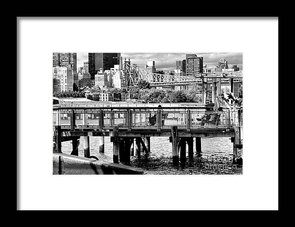 Cityscape Framed Print featuring the photograph East RiverScape No.1 by Steve Ember