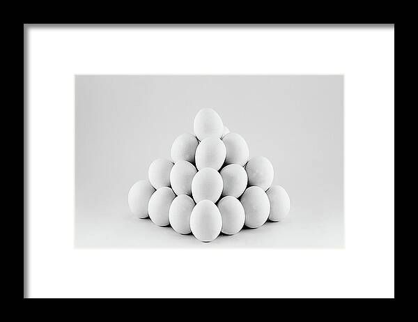 Heap Framed Print featuring the photograph Egg Pyramid by Gert Lavsen Photography
