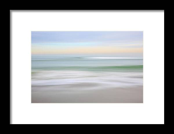 Scituate Framed Print featuring the photograph Egypt Beach Pastel Sunset by Ann-Marie Rollo