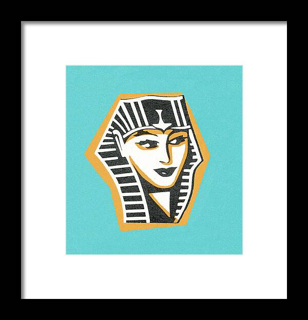 Ancient Framed Print featuring the drawing Egyptian woman by CSA Images